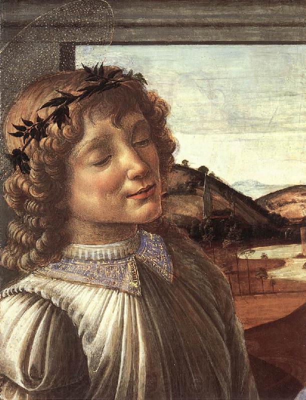 BOTTICELLI, Sandro Madonna and Child with an Angel (detail)  fghfgh